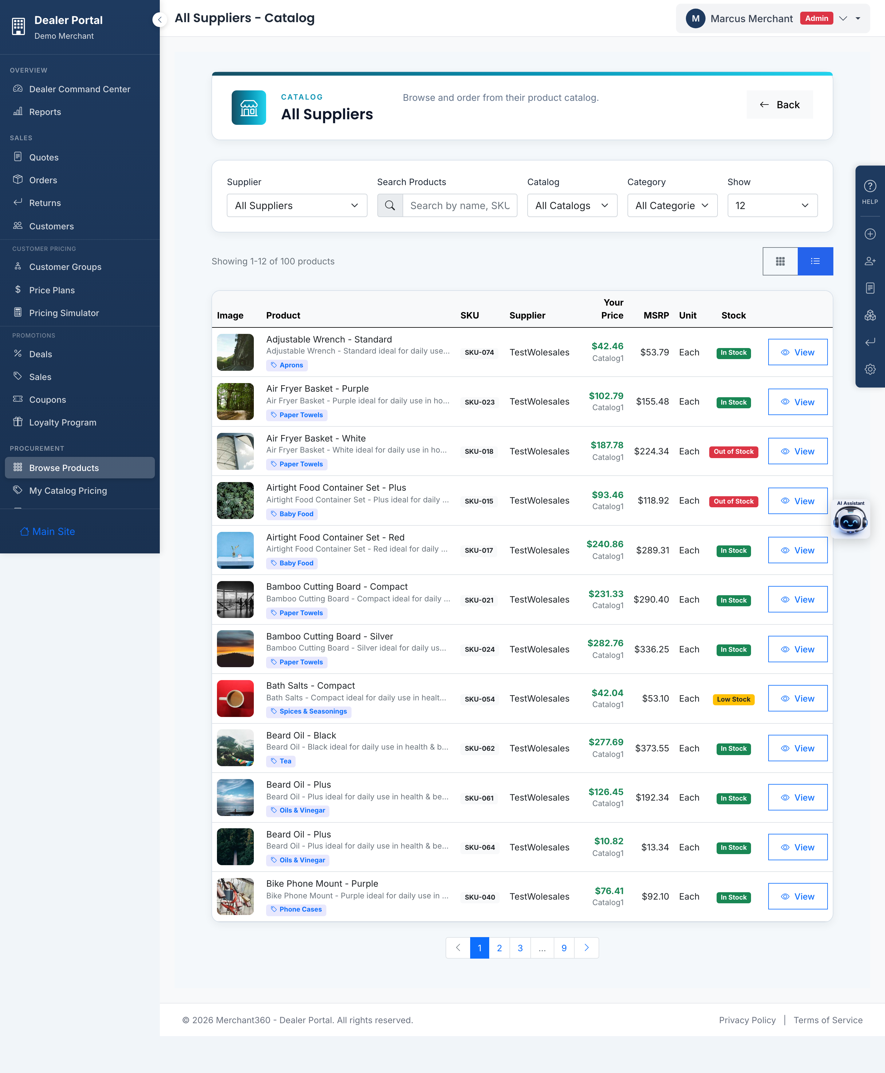 Browse Products