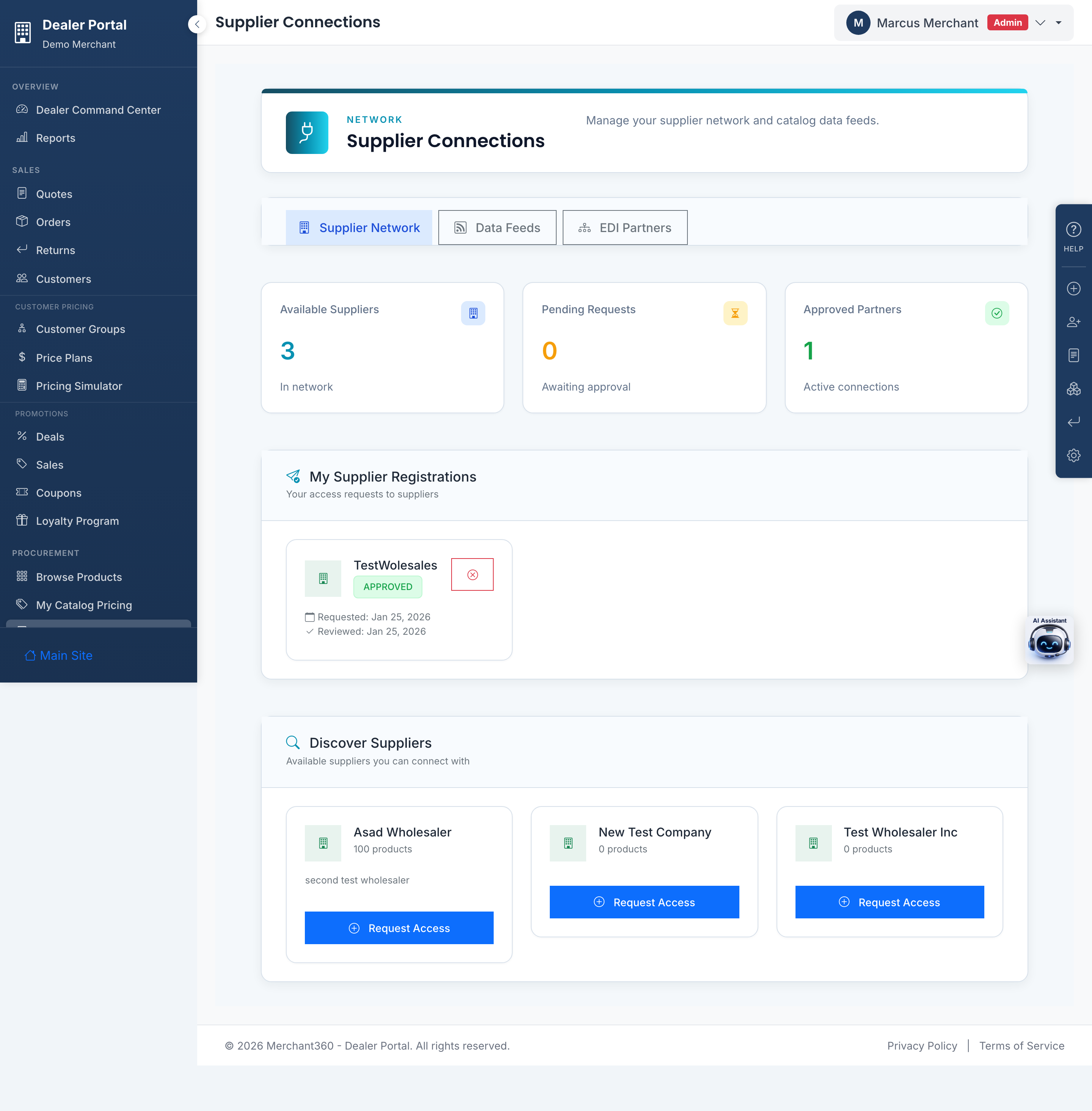 Supplier Connections